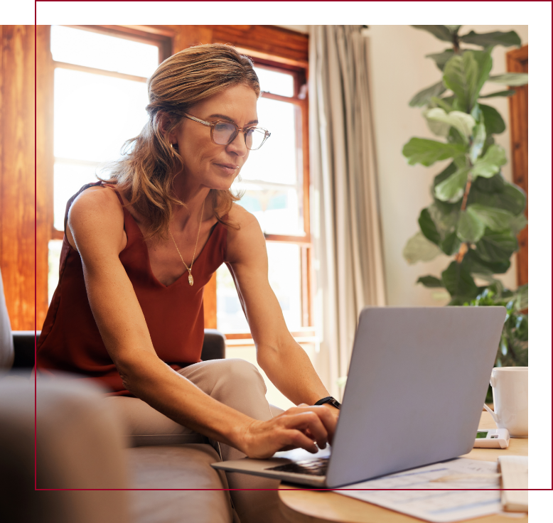 woman on laptop